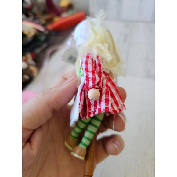 Vintage Kurt Adler Baker jointed girl fairy cookie ornament Xmas tree - Picture 5 of 7